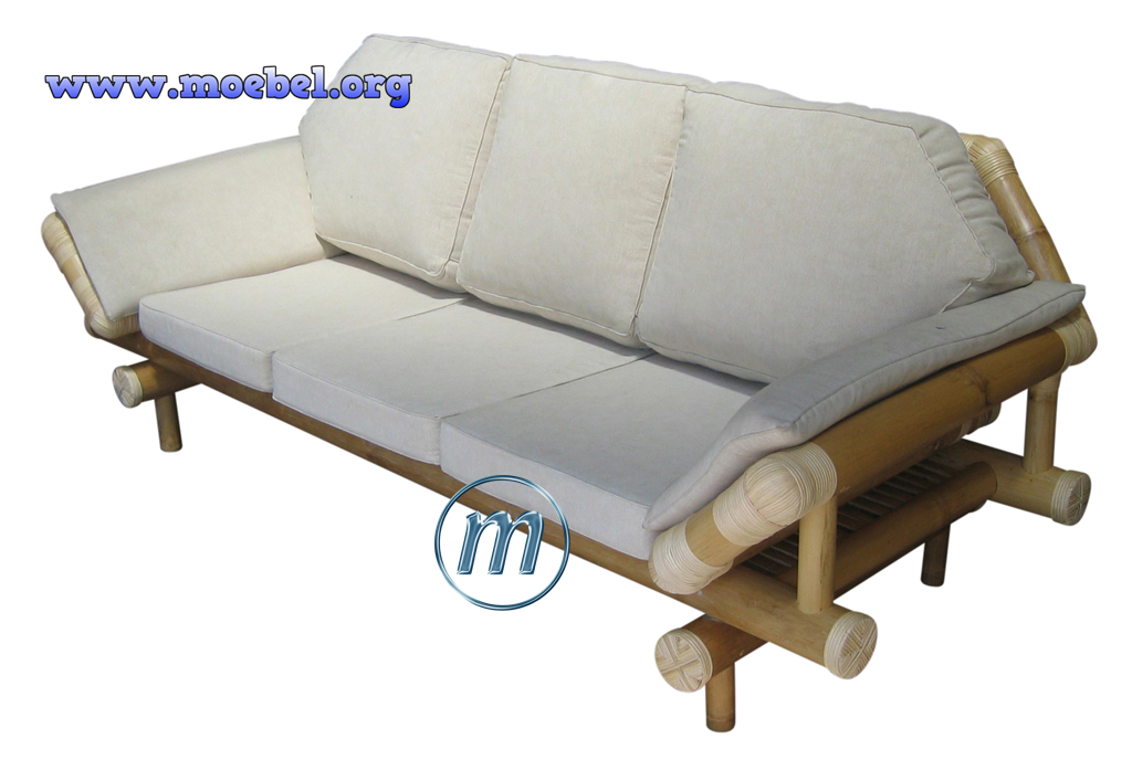 Bambusmöbel, Sofas aus Bambus, Mod. BALI