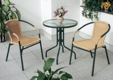 Stühle, Tische und Liegen für den Garten (Alu, Metall, Holz,)