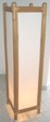 Stehlampe aus Bambus und Stoff