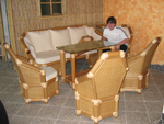 Sitzgruppen, Wohnzimmerm�bel aus Bambus