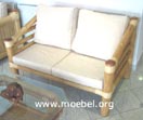 Bambusmöbel, Sofa und Sessel aus Bambusrohr